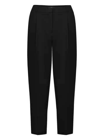 Zero Businesshose mit Bundfalten in Black Beauty