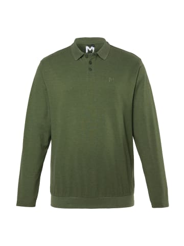 Men Plus Poloshirt in grün