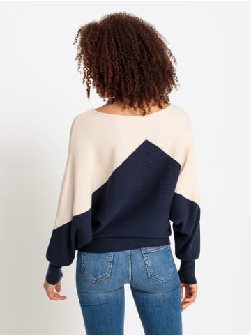 LASCANA Strickpullover in creme-marine