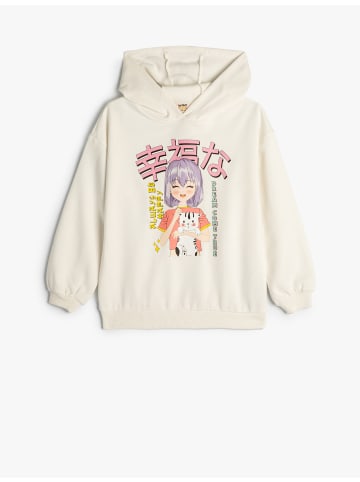 KOTON Sweatshirt in Ekru