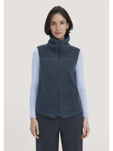 Hessnatur Hessnatur Wollfleece Weste Regular aus reiner Merinowolle in dunkles petrol
