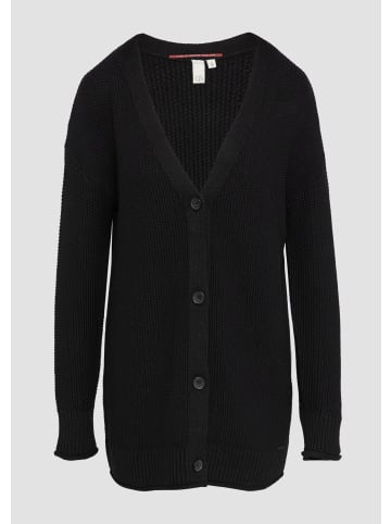 QS Strickjacke in 9999_schwarz