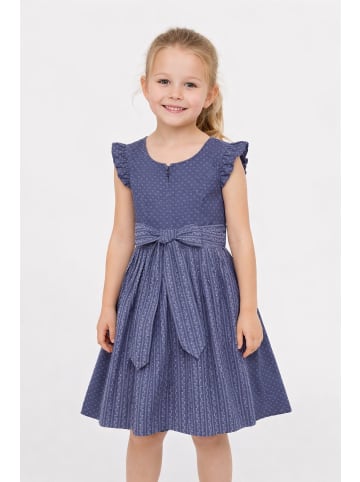Berwin Kinderdirndl aus klassischem Blaudruck-Muster
