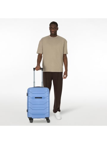 Polestream Strz by Asteroid 4 Rollen Kabinentrolley 55 cm in ice blue