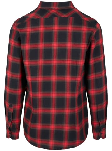 Urban Classics Flanell-Hemden in black/red