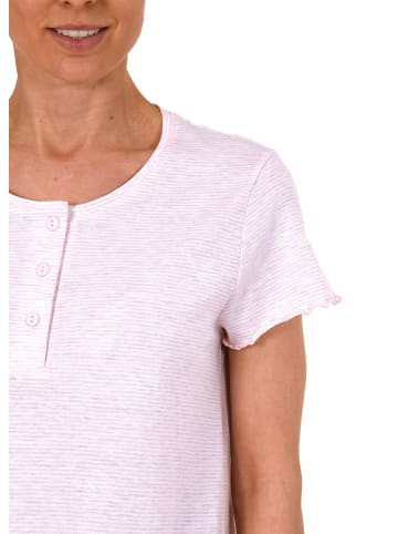 NORMANN Shirt Top kurzarm Streifen Mix & Match - 45394 in rosa