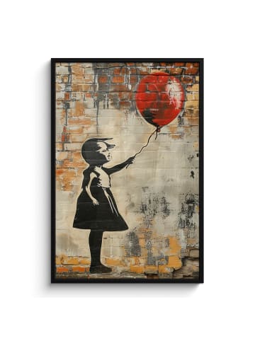 MuchoWow Poster mit Leiste Ballon  (BxH)