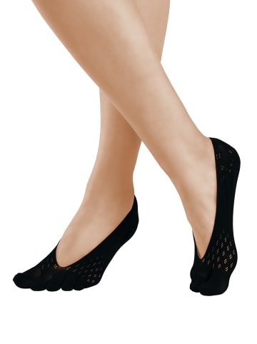 Vivance by Lascana Feinfüßlinge in 3x schwarz
