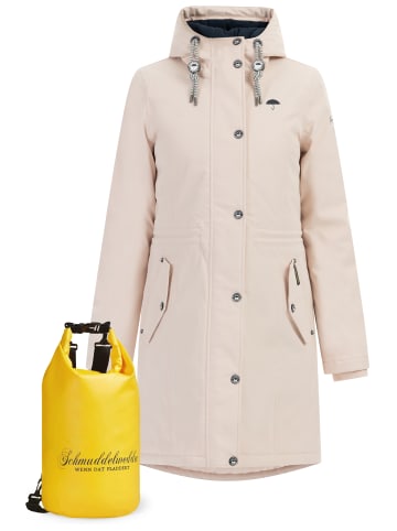 Schmuddelwedda Parka + Tagesrucksack - Set in Pastellrosa