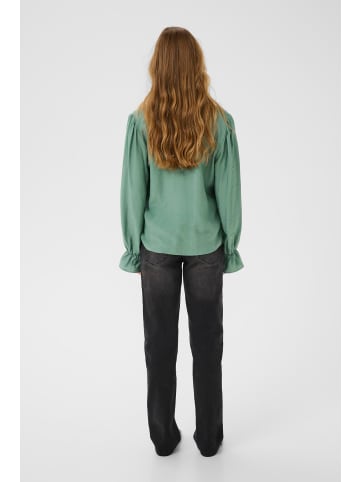 Kaffe Langarm-Bluse KArea Regular fit in Sea Spray CC