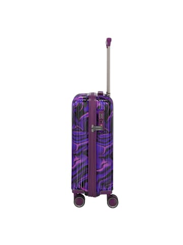 travelite Lascana Edition 4 Rollen Kabinentrolley S 50 cm in purple swirl