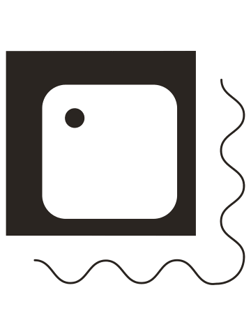 Kleine Wolke textiler Griff Duschvorhang Linja in Nebel