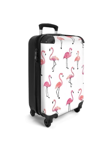 NoBoringSuitCases Suitcase, Handgepäck, Koffer, Reisekoffer Rosa Flamingos