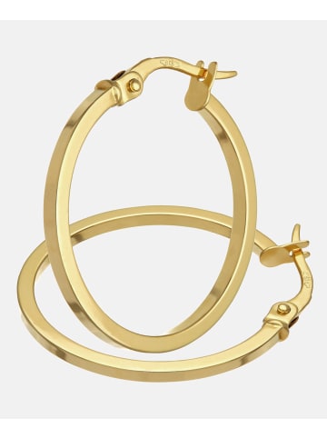 Vanlere Creolen aus 375 Gelbgold