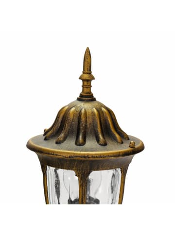 Licht-Erlebnisse Wegeleuchte (B)16.5 x (L)16.5 x (H)43 cm in Gold Antik