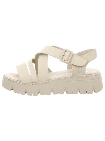 rieker Keilsandalette in beige