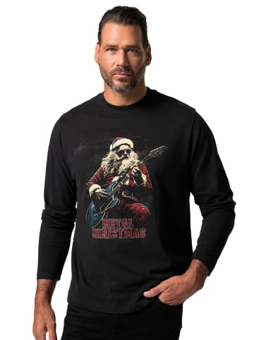 JP1880 Kurzarm T-Shirt in schwarz