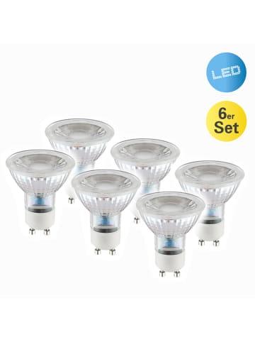 näve 6er-Set LED-Leuchtmittel GU10 "Marla" in Warmweiß - EEK F