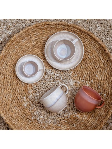 like. by Villeroy & Boch 6er Set Kaffeetassen mit Untertassen Perlemor Sand 190 ml in beige
