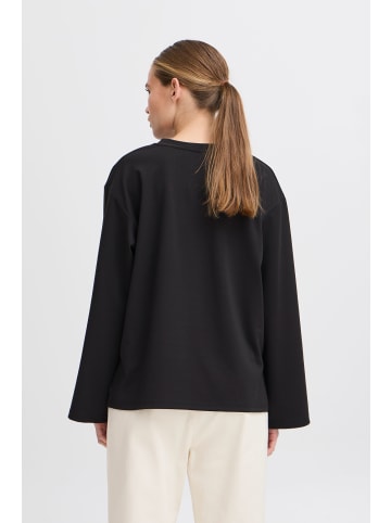 ICHI Langarm-Shirt IHKALA Loose fit in Black