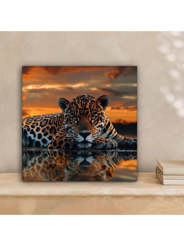 MuchoWow Leinwand Bilder Jaguar