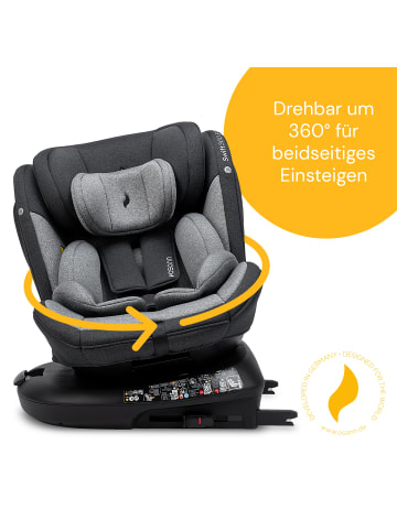 Osann Kindersitz  "Swift360 S 2"  in Universe Grey - 76 bis 150 cm