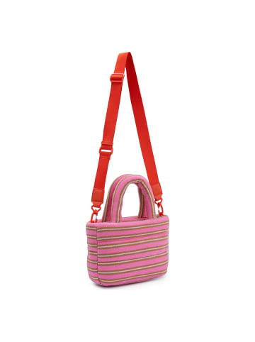 Les Visionnaires Unio Cortina Handtasche S 27 cm in pink cognac ecru