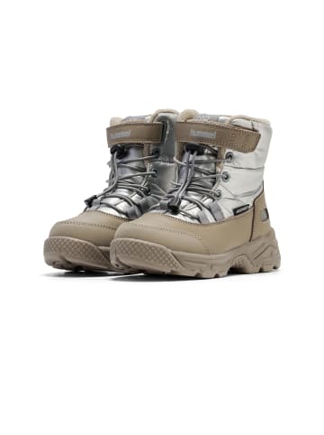 Hummel Klettverschluss Stiefel Snow Boot Draußen Kinder in GREY/SILVER