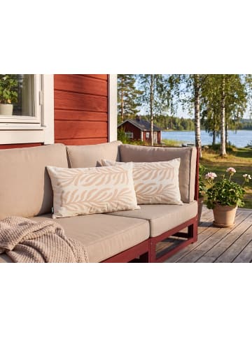Beliani 2er-Set Gartenkissen ALISMA in Beige