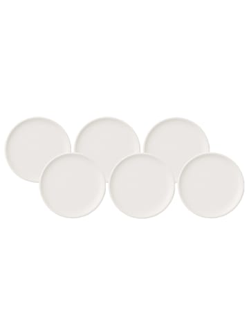 Villeroy & Boch 6er Set Speiseteller Artesano Original in Weiß ø 27 cm in weiß