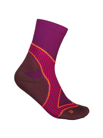 Bauerfeind W RUN PERFORMANCEMID CUT SOCKS in Pink