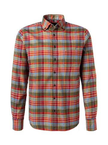 OLYMP Langarm FreizeitHemd für Herren in olive