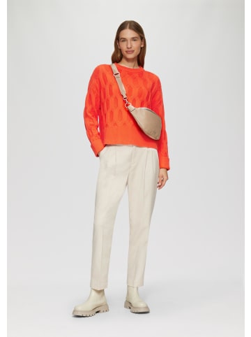 s.Oliver Strickpullover langarm in Orange