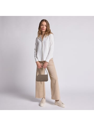 Lazarotti Bologna Leather Pochette Schultertasche Leder 22 cm in taupe