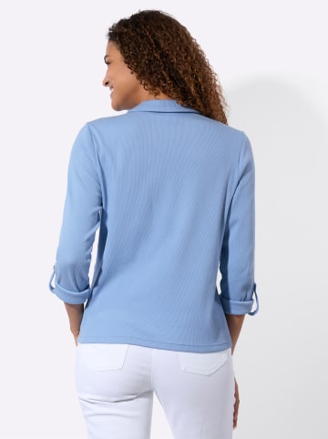 WITT WEIDEN Poloshirt in himmelblau