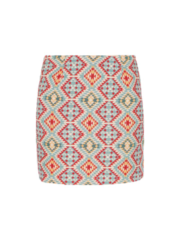IZIA Women Skirt in aqua multicolor