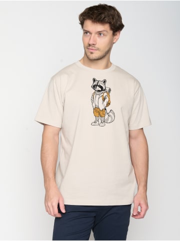 GreenBomb Fusion Animal Raccoon Hike in Off White