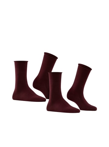 Falke Socken 2er Pack in Dunkelrot