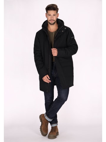 DreiMaster Maritim Winterparka in Schwarz