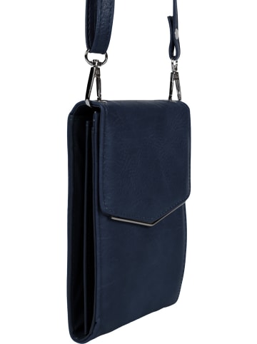 styleBREAKER Mini Handy Umhängetasche in Dunkelblau
