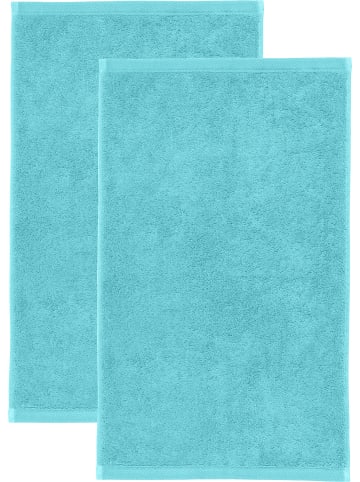 Erwin Müller Frottier Gästetuch 2er-Pack Heidenheim in türkis