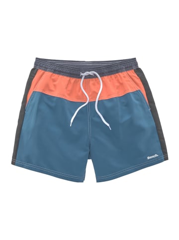 Bench Badeshorts in grau-orange