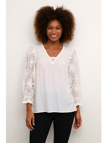CULTURE Bluse langarm CUasmine Relaxed fit in Spring Gardenia