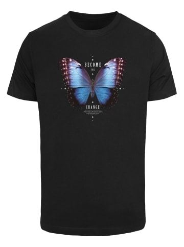 Mister Tee Mister Tee Herren Become the Change Butterfly Tee in black