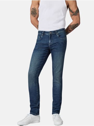 PEAK TIME  Slim-fit-Jeans Mailand in Middle Blue