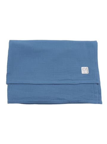 Kaiser Naturfellprodukte Sommer Babydecke Muslin agean blue