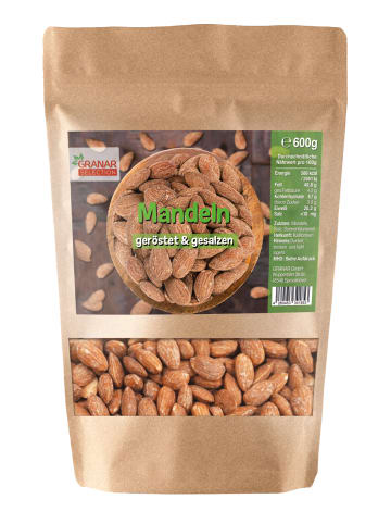 Granar 500g Mandeln, knackig, geröstet und gesalzen von Granar