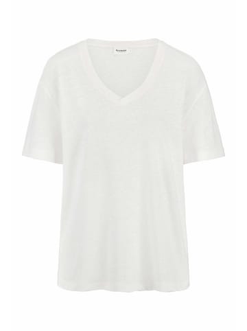 Hessnatur Hessnatur T-Shirt Oversize aus Leinen und Bio-Baumwolle in naturweiss