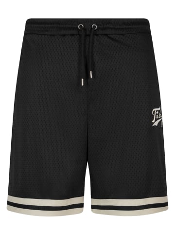 FUBU FUBU Mesh-Shorts in black/creme