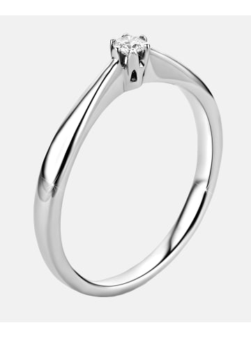 Diamant L'éternel Solitär-Ring aus 375 Weißgold